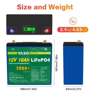 UPS แบบชาร์จไฟได้เองลิเธียม Lifepo4 Liion 12V 18Ah แบตเตอรี่ Lifepo4เซลล์ปริซึม - Product Image 6