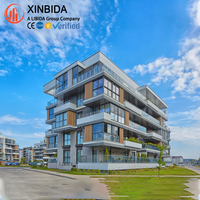 Bâtiment modulaire préfabriqué en acier de haute qualité et durable pour appartements, bureaux commerciaux et écoles