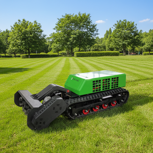Professional Grade 64V <b>Battery</b> Powered Tracked Lawn Mower for Steep Slope Farming and Pasture Maintenance - Product Image 2