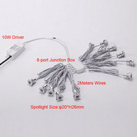 Mini Spot Led 1W Petits Spots Ouverture 17mm Cave à Vin Plafonnier Full Sky Star Aluminium AC85-265V Foco Downlight
