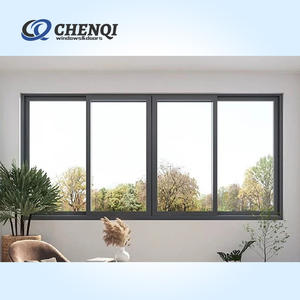 Fenêtres coulissantes en aluminium à économie d'énergie CHENQI avec <span class=keywords><strong>double</strong></span> <span class=keywords><strong>vitrage</strong></span> pour une utilisation domestique afin de réduire les coûts de chauffage - Product Image 2