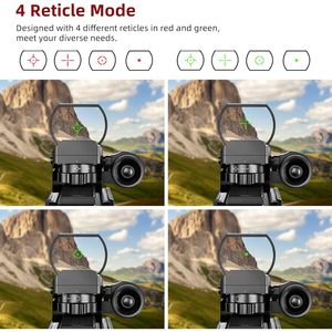 Cvlife 1X Reflex Red Dot con Láser para Riel de 20mm - Product Image 4