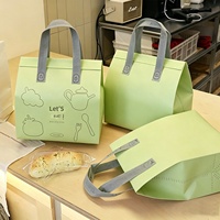 Bolsa Térmica Aislada para Llevar Bebidas de Té con Leche y Café, Impermeable, Portátil, Reutilizable, para Entrega de Alimentos, con Logotipo Personalizado, Venta al Por Mayor
