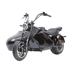 Sepeda roda tiga elektrik, e-bike 3000w baterai 60v 30ah untuk dewasa citycoco COC mobilitas sepeda skuter motor