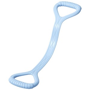 Bande de résistance en silicone Bamboo And Creation en forme de huit 45x11cm pour le yoga, l'étirement des épaules, les exercices dorsaux et le fitness à domicile - Product Image 1