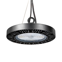 Stock USA Réflecteur en aluminium UFO Highbay Light Réflecteur PC PMMA Capteur de mouvement 200W LED Highbay Light
