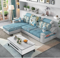 Offre Spéciale : Ensemble de Canapés en Tissu Italien de Haute Qualité, Multifonctionnel, Moderne, en Forme de L pour Salon, Design Simple – Fabricant