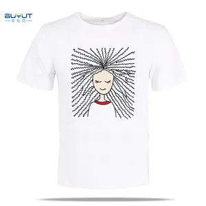 Da Uomo su misura in bianco Modale e Elastan tee Ultra Morbido elegante di lusso tatto della mano girocollo T-Shirts