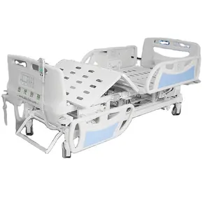China High Quality Steel Electric Lift Up Hospital Bed Custom Folding Bed OEM ICU Bed