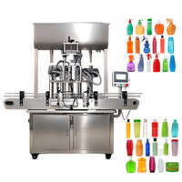 Machine de remplissage automatique linéaire pour savon liquide, shampoing, cosmétiques
