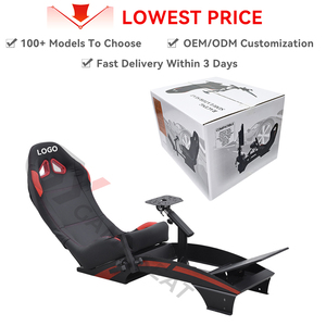 Cabina de Simulación de Carreras GY046-3 con Asiento Reclinable, Silla de Carreras para PC PS5, Accesorios de Simulación de Carreras - Product Image 3