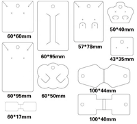Cartes à bijoux personnalisées, cartes à bijoux écologiques, cartes pour boucles d'oreilles, cartes pour colliers, cartes pour bagues, cartes à bijoux, boîte d'emballage pour bijoux
