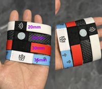 Pulsera NFC de Tela Elástica de 13.56MHz con Diseño Personalizado, Pulsera NFC Elástica para Eventos Promocionales