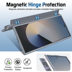 Funda Mate de Alta Calidad para Samsung Z Fold 8 Ultra 7 6 5 4 3 con Soporte de Lente Oculto, Protector de Pantalla Frontal, Cubierta Antigolpes - Product Image 6