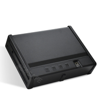 CEQSAFE Coffre-fort numérique biométrique compact et résistant pour armes de poing avec port d'alimentation d'urgence Type C