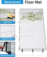 Clôture pour animaux de compagnie, cage pour chat, grotte, parc pour animaux d'intérieur, lapin, chat, petit chien, cage décorative