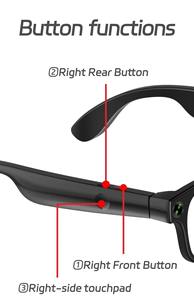Lunettes Intelligentes G1 Tendance 2025 avec Caméra HD, Traduction IA, Musique, Appels, Réduction de Bruit ENC, Lunettes de Soleil Sportives - Product Image 2