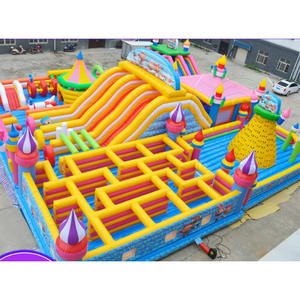 Castillo Inflable Ecológico Grande con Tobogán y Laberinto para Niños y Adultos con Capacidad de Más de 500 kg - Product Image 2