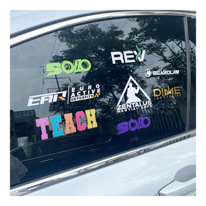 Custom Design UV Resist Waterproof <strong>Transfer</strong> Die Cut Vinyl Car <strong>Window</strong> Decals Removable Sports Car Stickers for Outdoor - Product Image 1