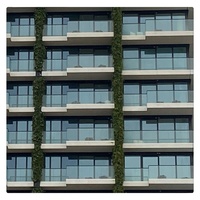 Verre de sécurité trempé translucide transparent de 8 mm, 10 mm, 12 mm pour balustrade de balcon, utilisation extérieure et escalier, avec certificat AS/NZS2208