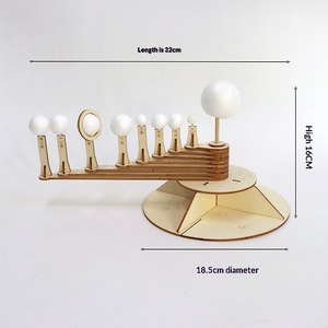Kit de Ciencia <span class=keywords><strong>y</strong></span> Manualidades STEAM para Niños de <span class=keywords><strong>Primaria</strong></span>: Modelo de Madera DIY del Sistema Solar con los Ocho Planetas Principales - Product Image 4