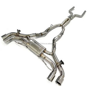 BMW M8 <span class=keywords><strong>F91</strong></span> F92 F93用GDRステンレス製ミッド＆リア電子バルブ付きエキゾースト、調整可能なサウンド、パワーブースト、工場直送 - Product Image 2