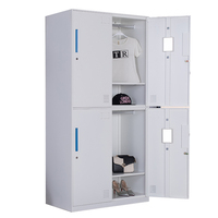 Casier métallique en acier avec serrure pour bureau, maison, école, salle de sport