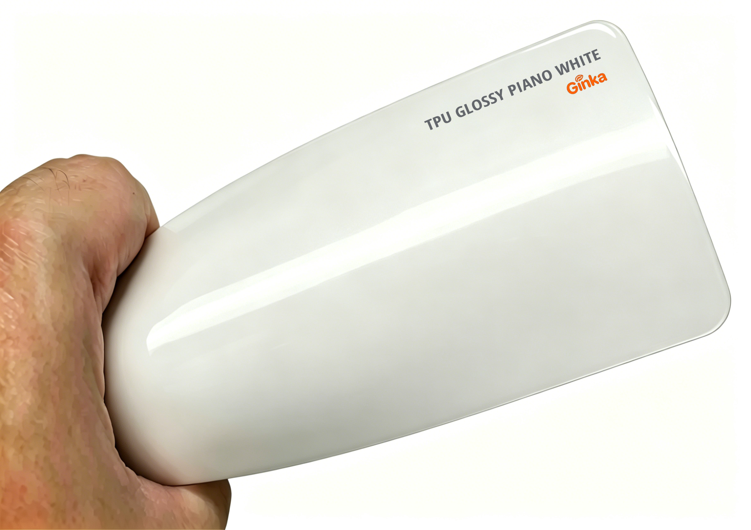 TPU brillant blanc piano