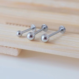 <span class=keywords><strong>Piercing</strong></span> classique en acier inoxydable 20G avec perle ronde et barre en T, tige fine de 0,8 mm, pour lèvre, <span class=keywords><strong>oreille</strong></span> ou <span class=keywords><strong>anneau</strong></span> de lèvre - Product Image 6