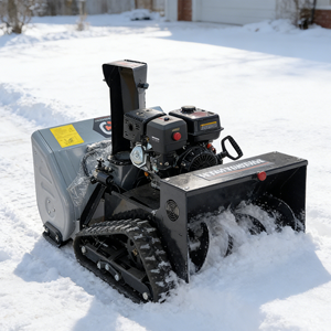 Souffleuse à neige autotractée télécommandée sans fil, robot <span class=keywords><strong>autonome</strong></span> puissant à chenilles, diesel, pour <span class=keywords><strong>maison</strong></span>, faible consommation d'énergie - Product Image 1