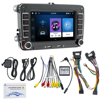 BQCC Autoradio Android 15 Original 7 pouces avec Carplay, 2 ports USB, GPS, Navigation Wifi pour Volkswagen Skoda Seat Passat B7 Polo VW Golf 5 6