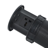 Soket Telepon Universal Desktop Aluminium Pop Up, Pengisian Daya Port USB Nirkabel 15W Harga Bagus