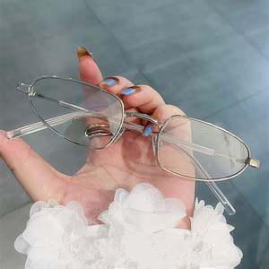 Lunettes de soleil œil de chat en alliage UV400, monture métallique petite taille, style vintage 2025, personnalisables avec logo, pour hommes et femmes - Product Image 2