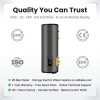 Chauffe-eau électrique autonome en acier inoxydable 100L 200L 300L 500L 5000W 220V CE UKCA ISO pour hôtels et usage commercial OEM
