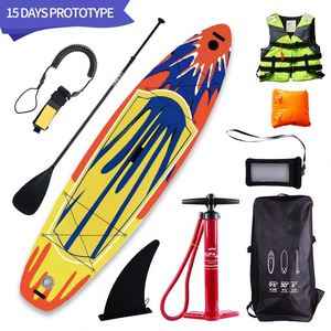 Planche à pagaie gonflable Boierto personnalisée de haute qualité, portable, pour tous les niveaux, DF23 Color - Product Image 1