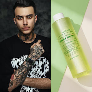 Espuma De Tatuagem Profissional Sabão Verde Líquido Limpa Solução Tintas Sooth Heal Solution Clean Green Soap Tattoo - Product Image 2