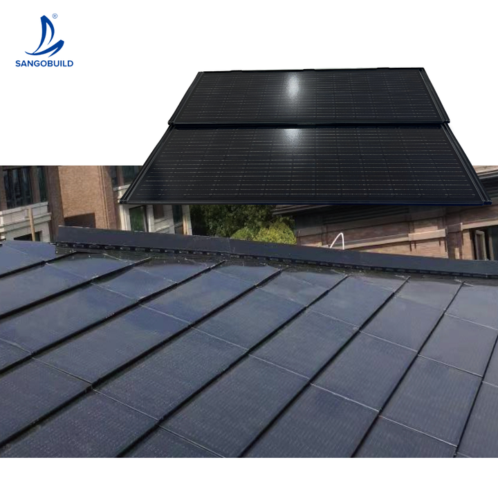BIPV Building Materials Solar Roofing Panels Roof Tile on Grid Out Power 90W Household Green Power Photovoltaic Roof