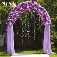 NOVA Tissu et Rideau Ajustables pour Décoration de Mariage