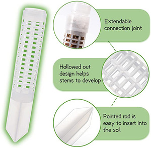 Hot <strong>Sale</strong> 40*170mm Translucent <strong>Moss</strong> Poles Stackable Plastic Plant Pole Plant Sticks <strong>Sphagnum</strong> <strong>Moss</strong> Pole <strong>for</strong> Climbing Plant Support - Product Image 3