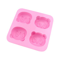 Early Riser Panda Silicone Fondant Moules pour Gâteau Décoration Cupcake Topper Bonbons Chocolat Gomme Pâte Polymère Argile