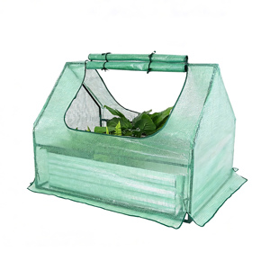 Galvanized Steel Raised <b>Planter</b> Kit Box Outdoor Metal Riased Garden Bed with 2 Zipper Doors Greenhouse - Product Image 1
