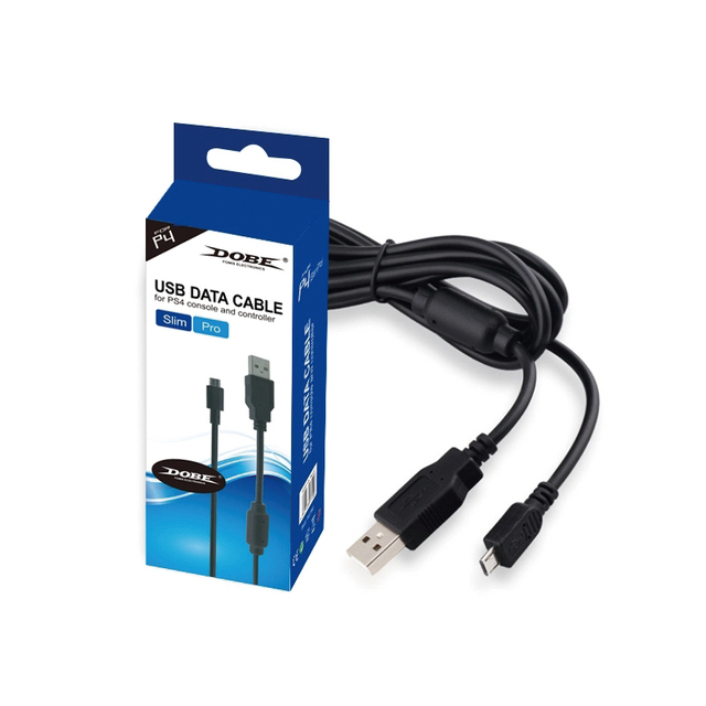1.8M Charging Data Cable for PS4 Charging Cable Controller Games Handles Data Line Game Accessories TP4-813