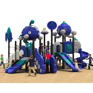 114mm Kids plastic playground equipment outdoor with monkey bar