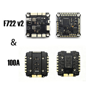 <span class=keywords><strong>Mamba</strong></span> V2 <span class=keywords><strong>F722</strong></span> <span class=keywords><strong>FC</strong></span> 100A 4-in-1กองโมดูลไฟฟ้า4-in-1ดีไซน์โลหะความร้อนต่ำฟรีสไตล์คอปเตอร์สี่ใบพัดอัปเกรดโดรน - Product Image 2