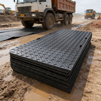 Chemins temporaires durables en plaques de HDPE pour l'accès des engins lourds