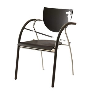 Fauteuil design de style nordique pour salon, avec rembourrage en mousse, minimaliste, décontracté, rétro - Product Image 5