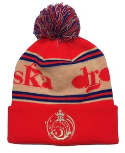 Manufacture Designer Knitted Pom Pom Winter <strong>Beanie</strong> with Embroidery Logo <strong>Golf</strong> Bobble Hats Custom Knit Toques - Product Image 1