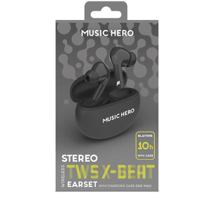Écouteurs micro Bluetooth MUSIC HERO X Beat Tws Noir MHTWSBEATBTNORK - Product Image 3