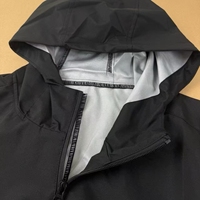 Veste imperméable respirante coupe-vent à col montant en toile pour hommes, pour les sports de plein air, la randonnée et le cyclisme en hiver