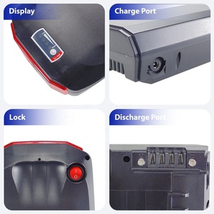 Batterie de porte-bagages arrière APE <span class=keywords><strong>RYDER</strong></span> A10 36V 48V 10.4Ah 12Ah 13Ah 14Ah 15Ah 17.5Ah pour vélos utilitaires Samebike JG20 ANCHEER Swan - Product Image 2